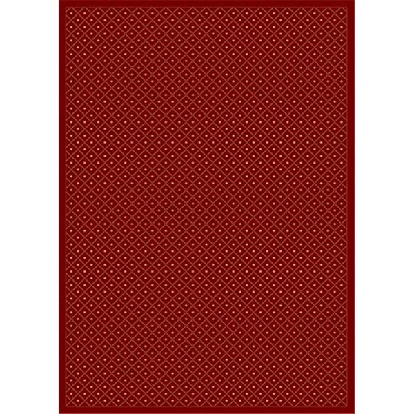 Radici Usa Inc Radici 782-1714-RED Como Rectangular Red Traditional Italy Area Rug; 2 ft. 2 in. W x 7 ft. 7 in. H 782/1714/RED